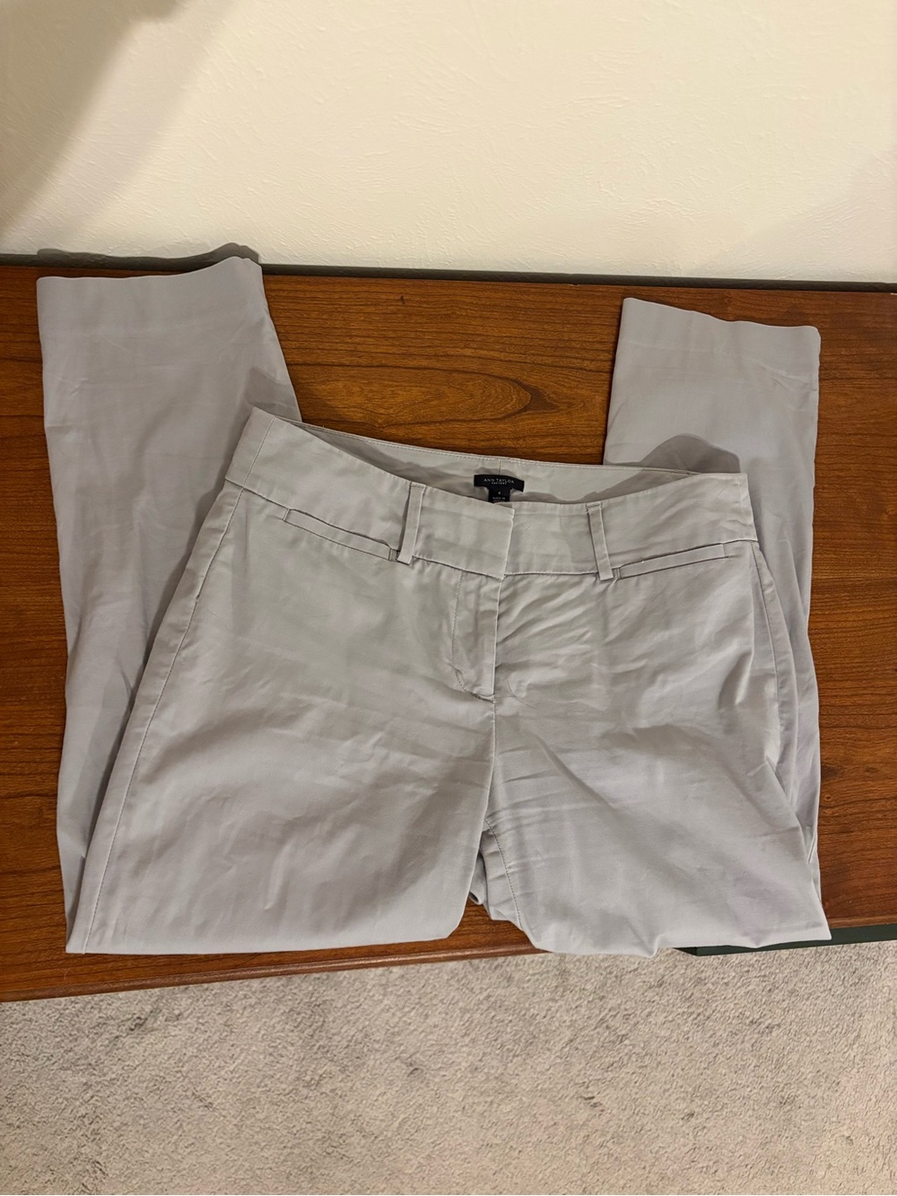 Ann Taylor Factory Light Gray Classic Pants